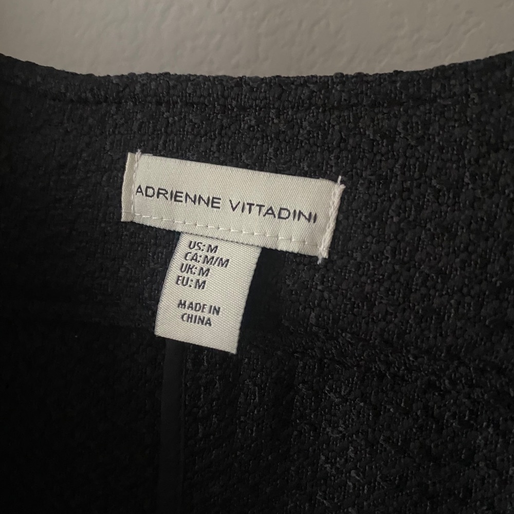 WOMENS ADRIENNE VITTADINI - black zip up sweater - Picture 4 of 6
